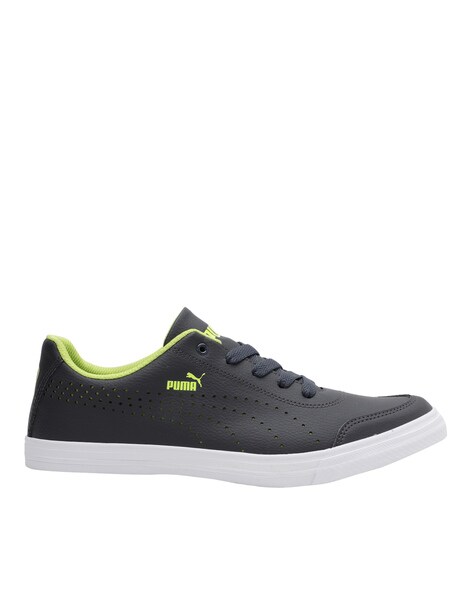 Court Maze Vulc SL V4 IDP Asphalt Lime Lace-Up Casual Shoes