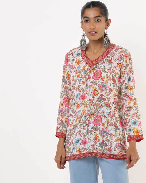 Buy Multicoloured Kurtas for Women by Biba Online | Ajio.com