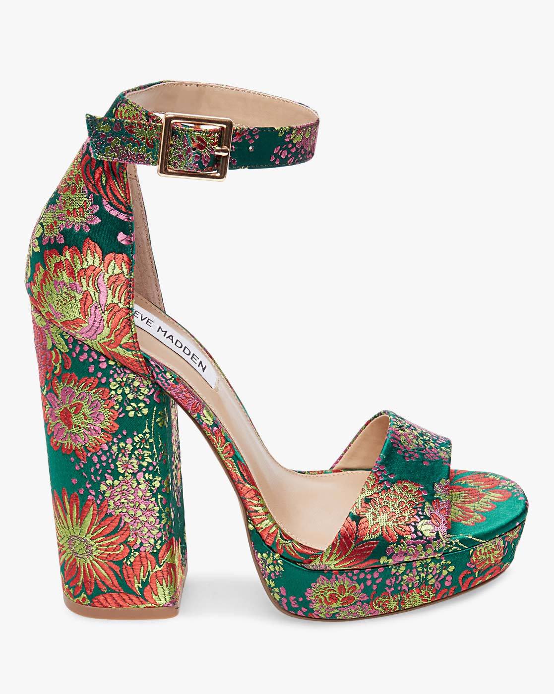 steve madden floral heels
