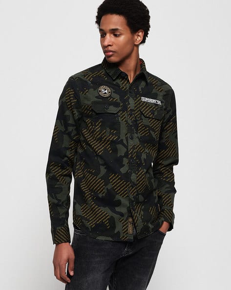 superdry slim fit shirt