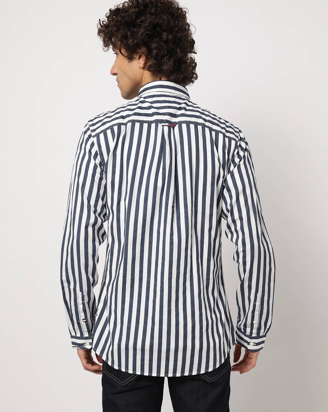 tommy hilfiger striped shirt