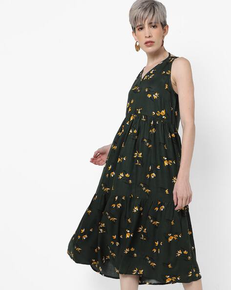 Buy Forest Green Dresses for Women by 