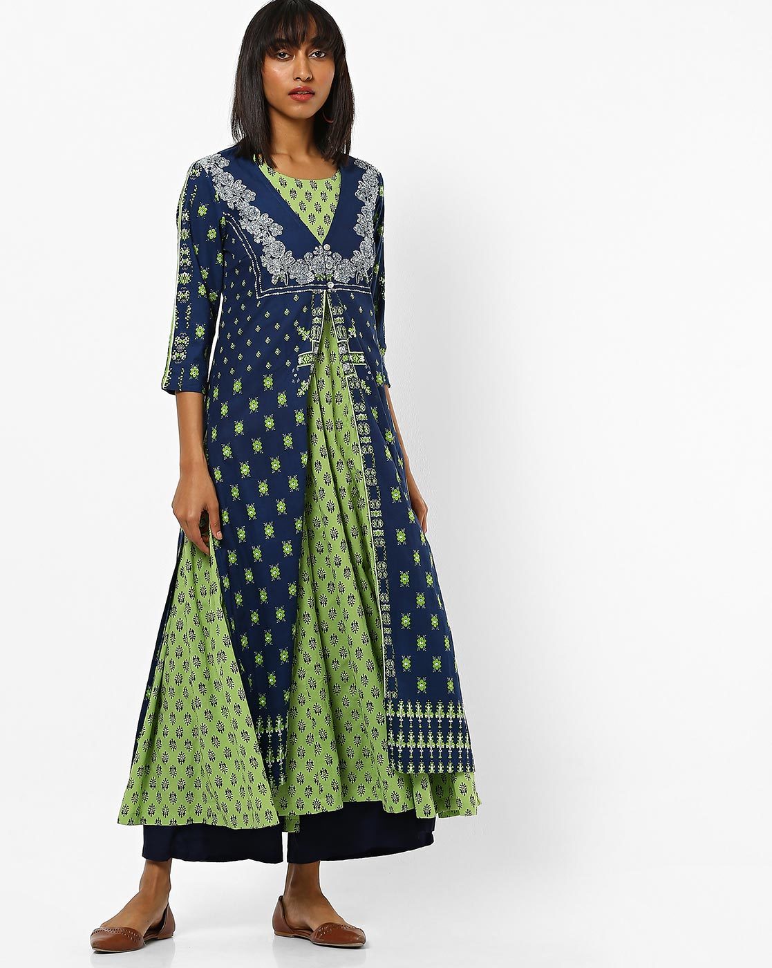 Buy online Multi Color Cotton Printed Kurti from Kurta Kurtis for Women by  Rain And Rainbow for ₹1649 at 0% off | 2023 Limeroad.com