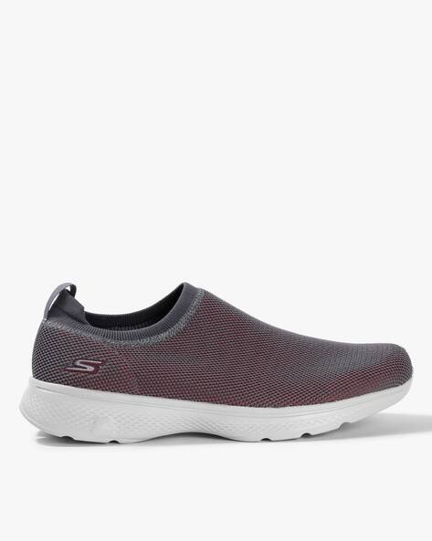 skechers textured slip on sneakers