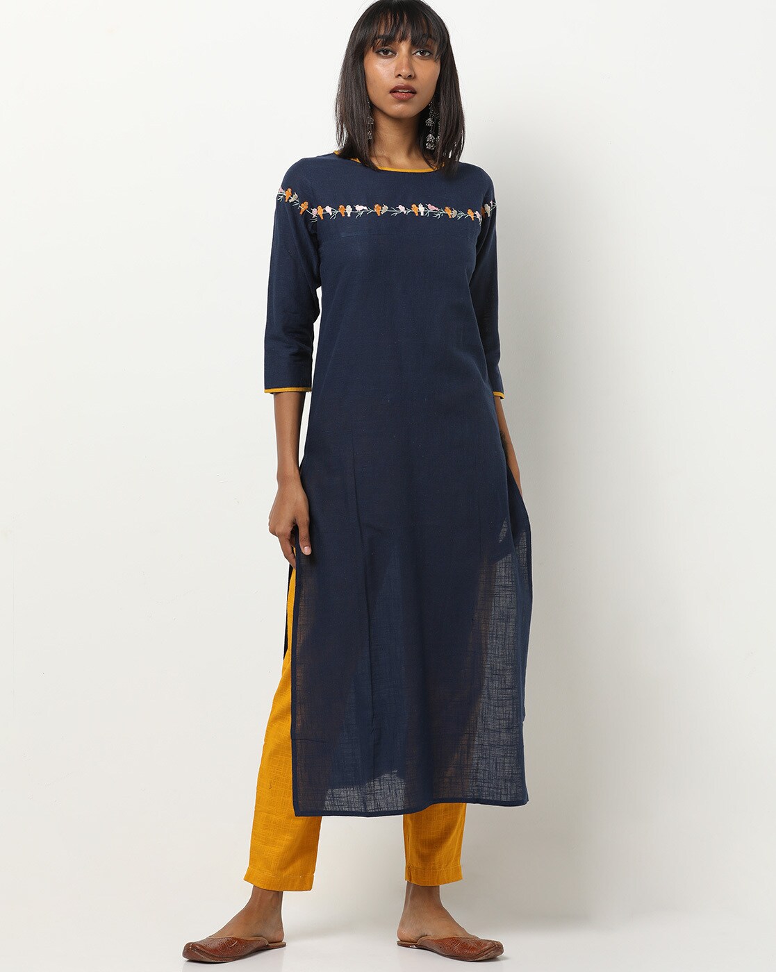 blue and blue brand kurtis