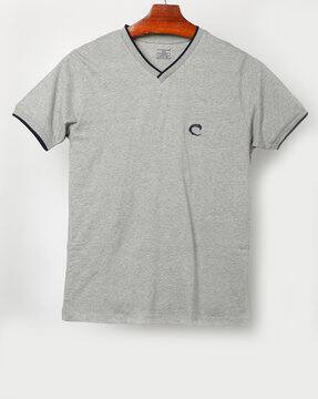 Buy Grey Melange Tshirts for Men by 