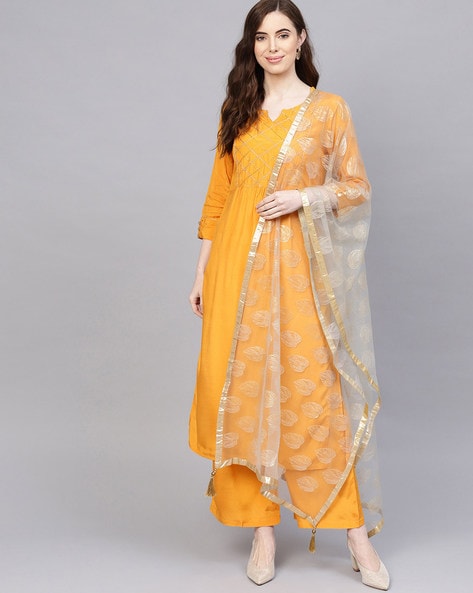 mustard kurtis online