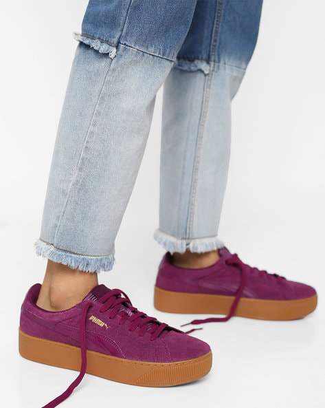 Puma vikky deals platform purple