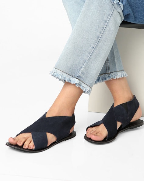 Ajio best sale flat sandals