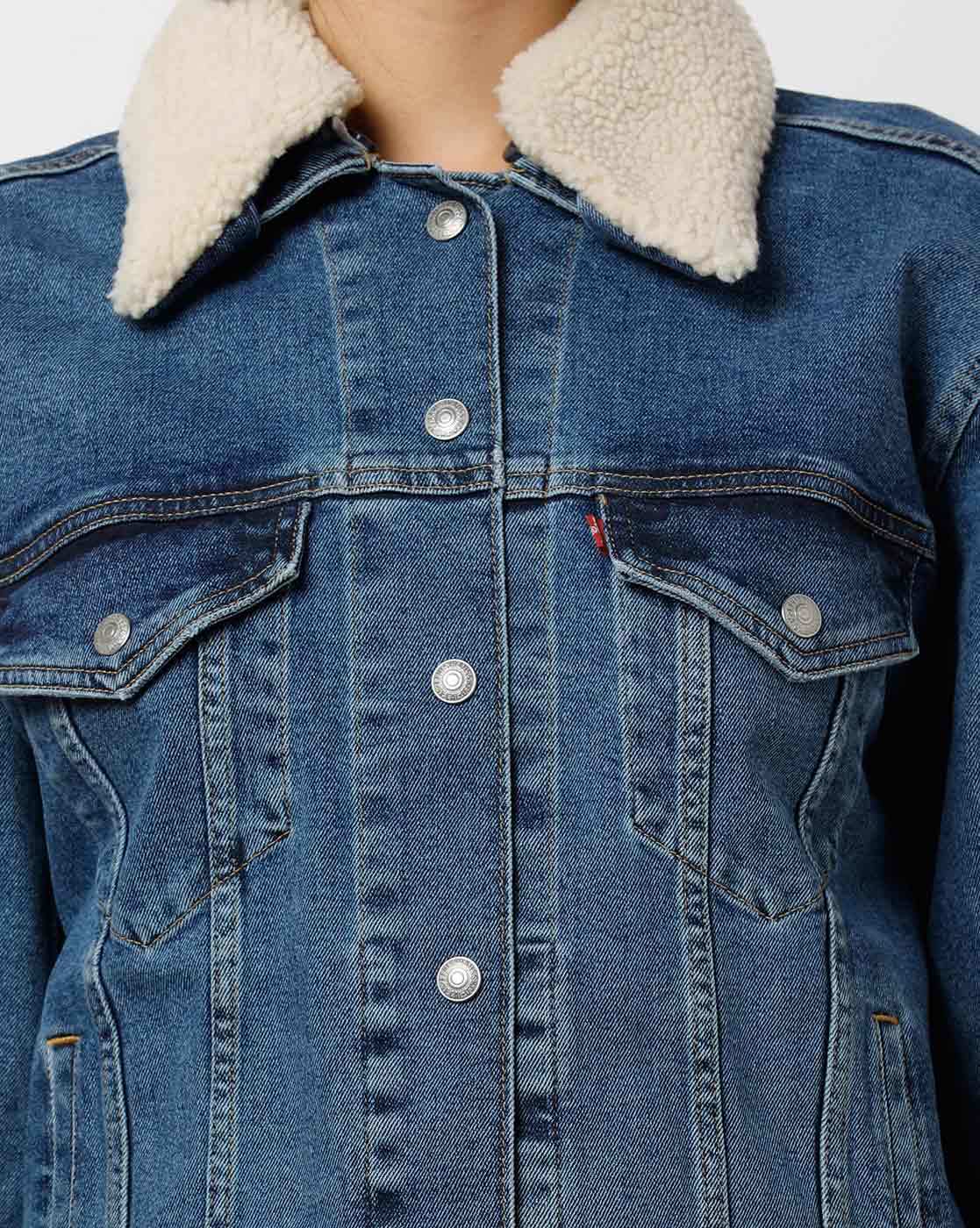 Buy Denim Jacket With Fur Online In India - Etsy India-sgquangbinhtourist.com.vn