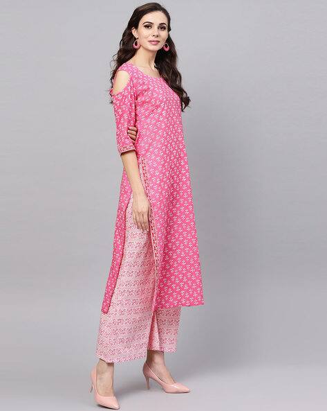 libas floral print kurta