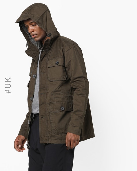 Brave soul clearance hooded jacket