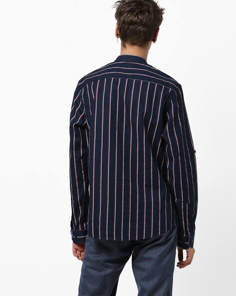 Buy Navy Blue Shirts for Men by NETPLAY 