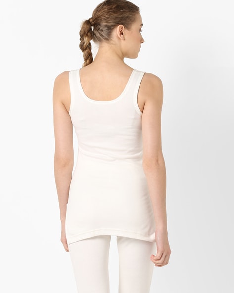 2500 Super Combed Cotton Rich Thermal Tank Top with Stay Warm Technology