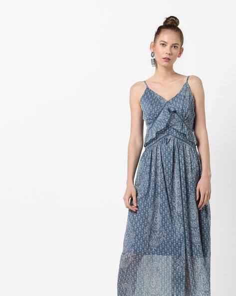 maxi dresses online ajio