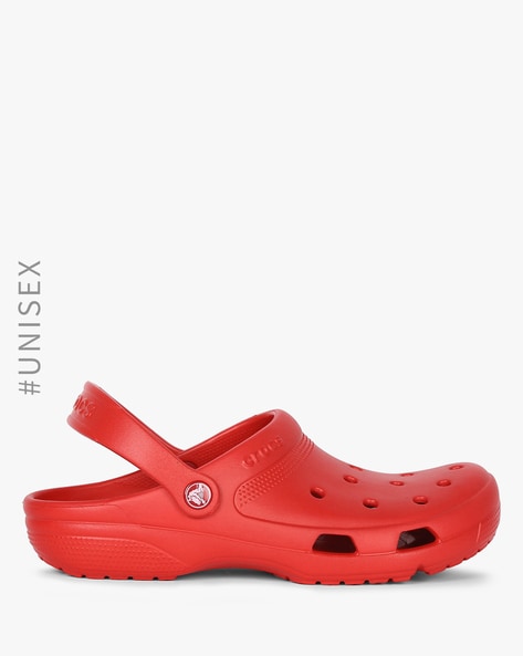 red mens crocs