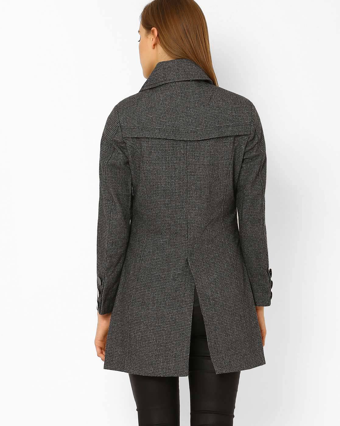 long tweed blazer