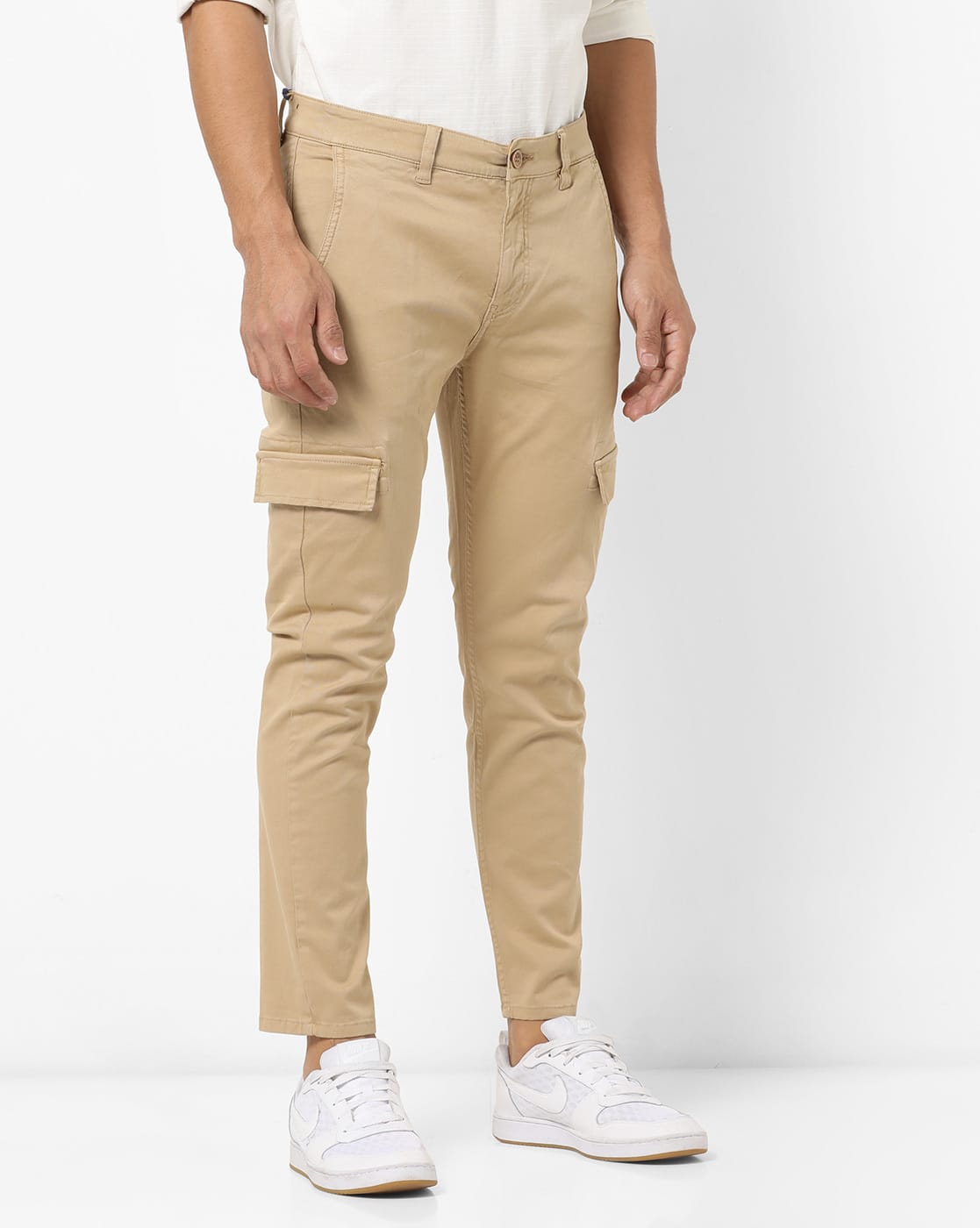 low rise chino pants