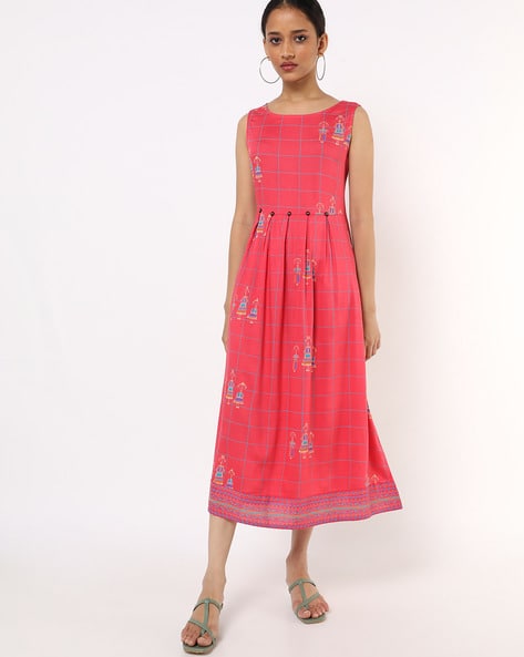 strapless open back dress Long Inverted Pleat Dress