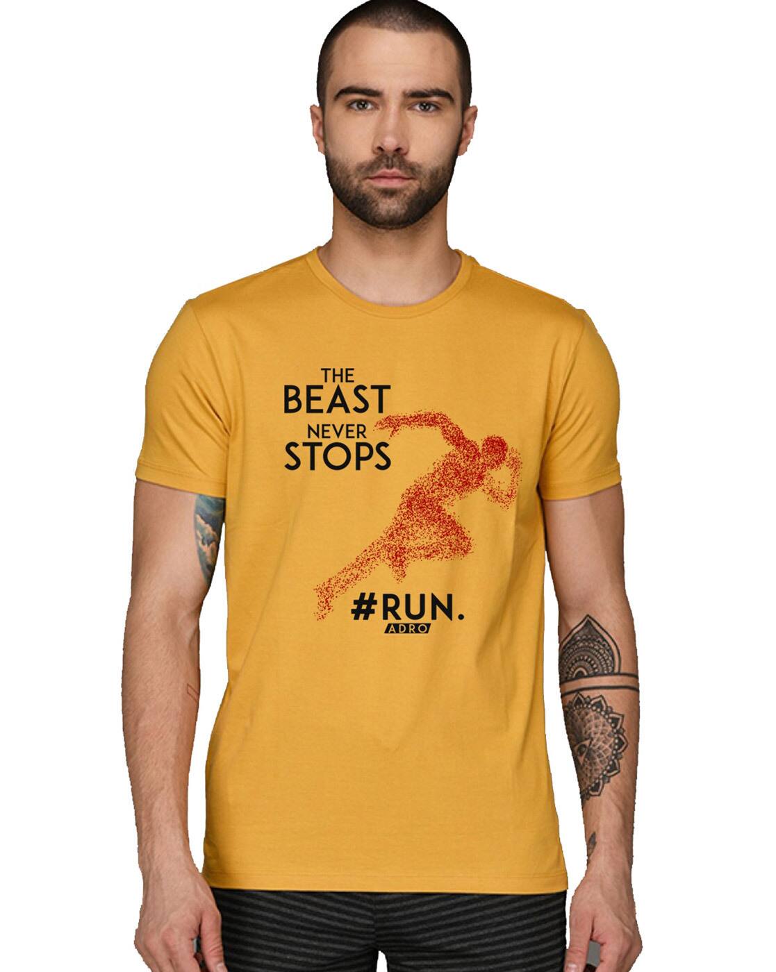 Buy Mustard Yellow Tshirts For Men By Adro Online Ajio Com Tiger of sweden fleek star t shirt update your look with this tiger of sweden fleek star t shirt. ajio