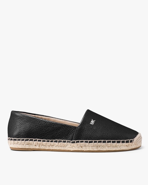 kendrick pebbled leather espadrille