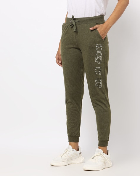 joggers olive green