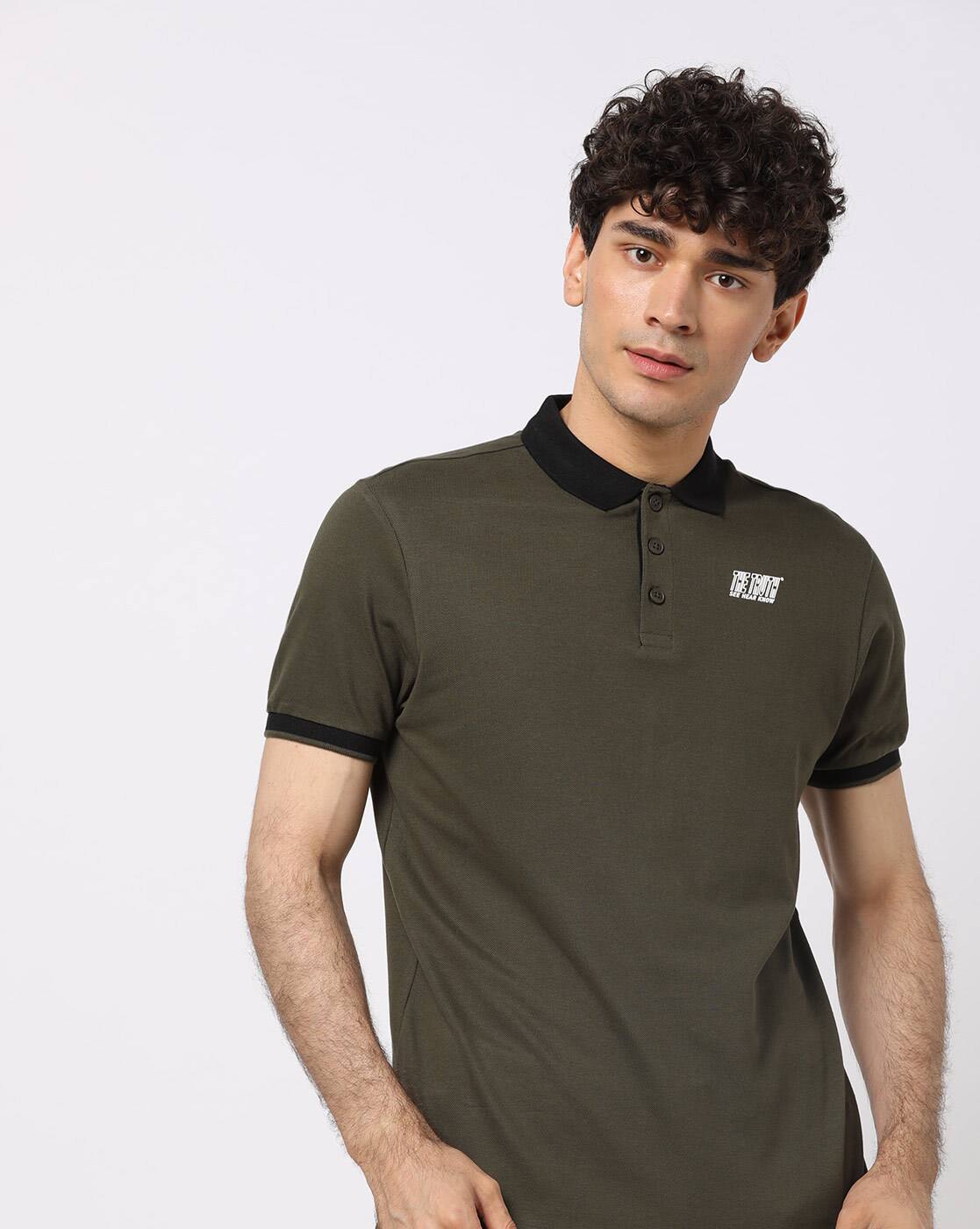 ajio polo t shirts