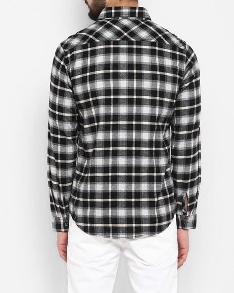 Black Checkered Towel T-Shirt - GBNY