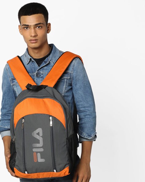 fila backpack mens orange
