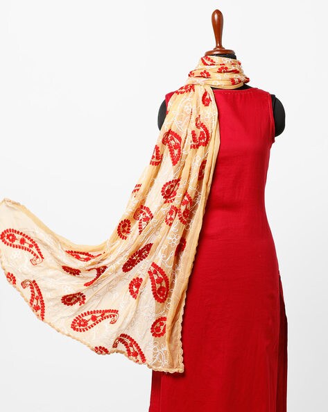 Dupatta with Embroidery Price in India