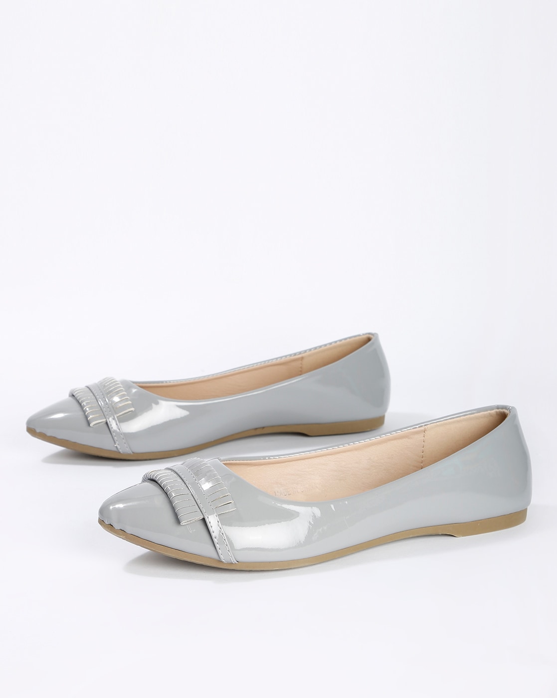 Buy Grey Flat Shoes for Women by AJIO 