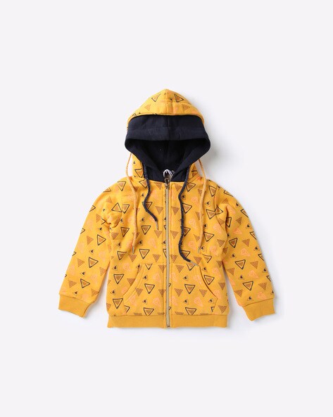 mustard yellow zip up hoodie