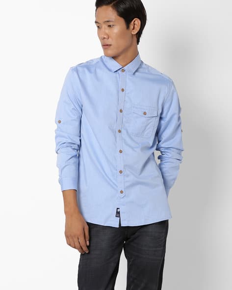 reliance trends denim shirt