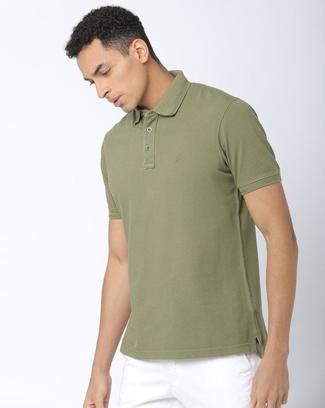 olive green polo shirts