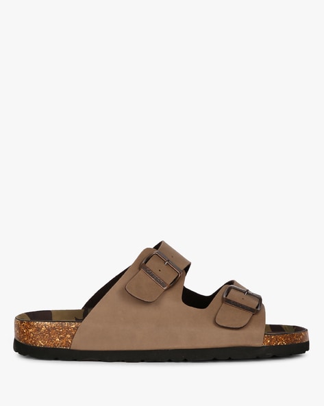 Buy EZOK Leather Sandal for Men Brown online