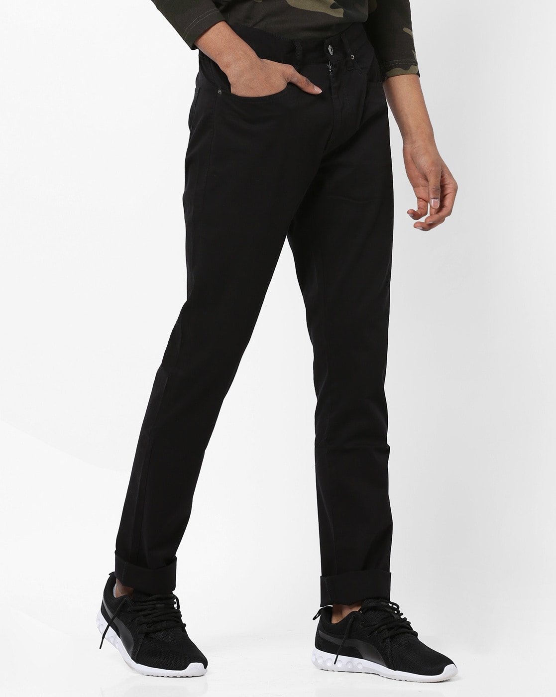Buy Black Trousers  Pants for Men by RED TAPE Online  Ajiocom