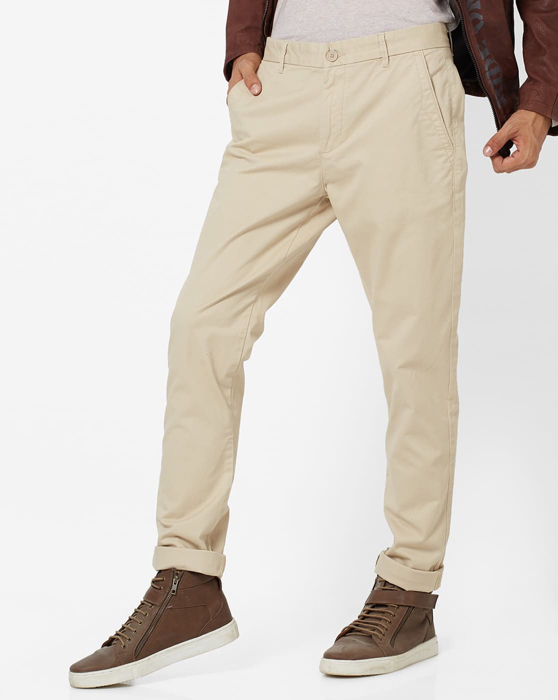 cream color chinos