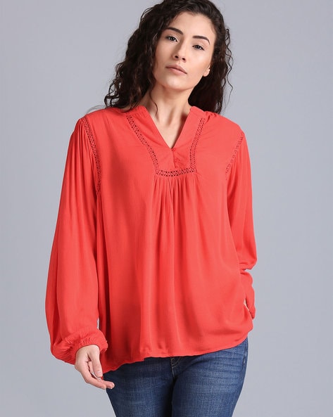 Gap red clearance blouse