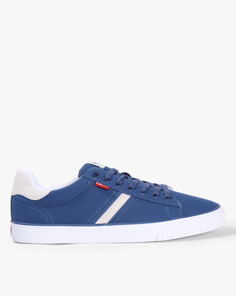 royal blue and white sneakers