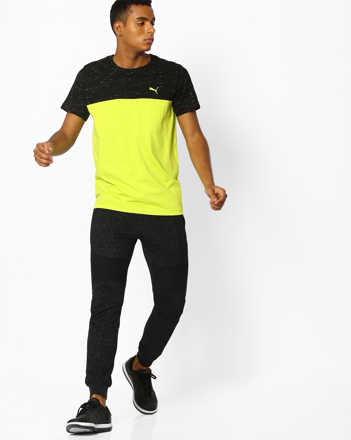 Puma neon yellow clearance shirt