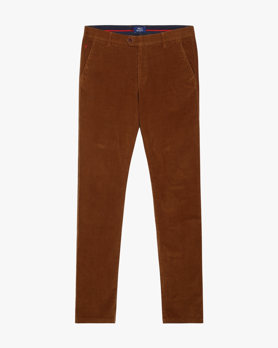 Buy Brown Trousers & Pants for Men by Wills Lifestyle Online | Ajio.com