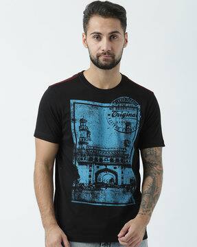 Black Tshirts for Men by Huetrap Online 