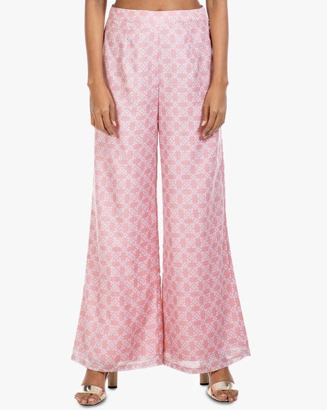 Buy Pink Pants for Women by Indya Online