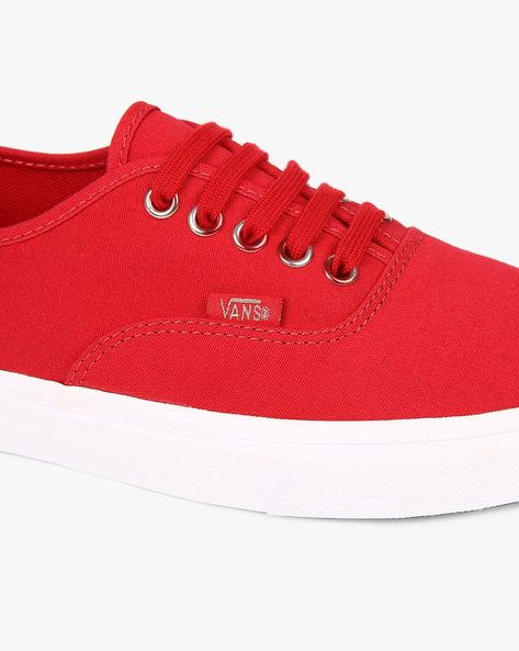 All red vans women hotsell