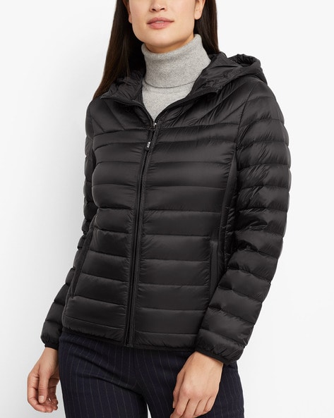 cortesía auricular Trampas Buy Black Jackets & Coats for Women by TUMI Online | Ajio.com