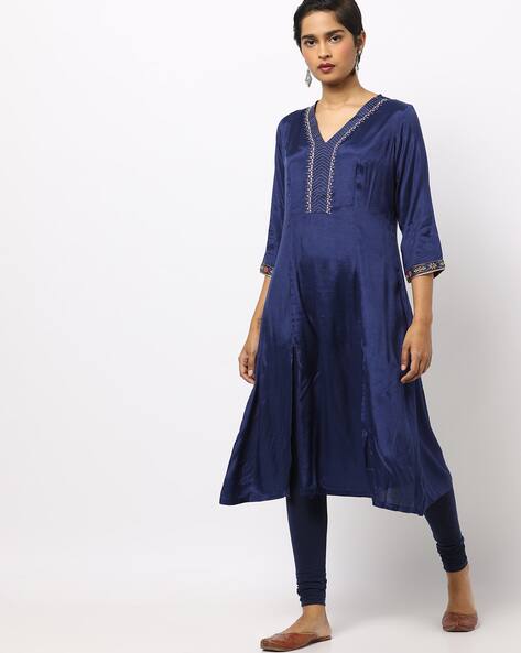 Buy Royal Blue Kurtas for Women by 