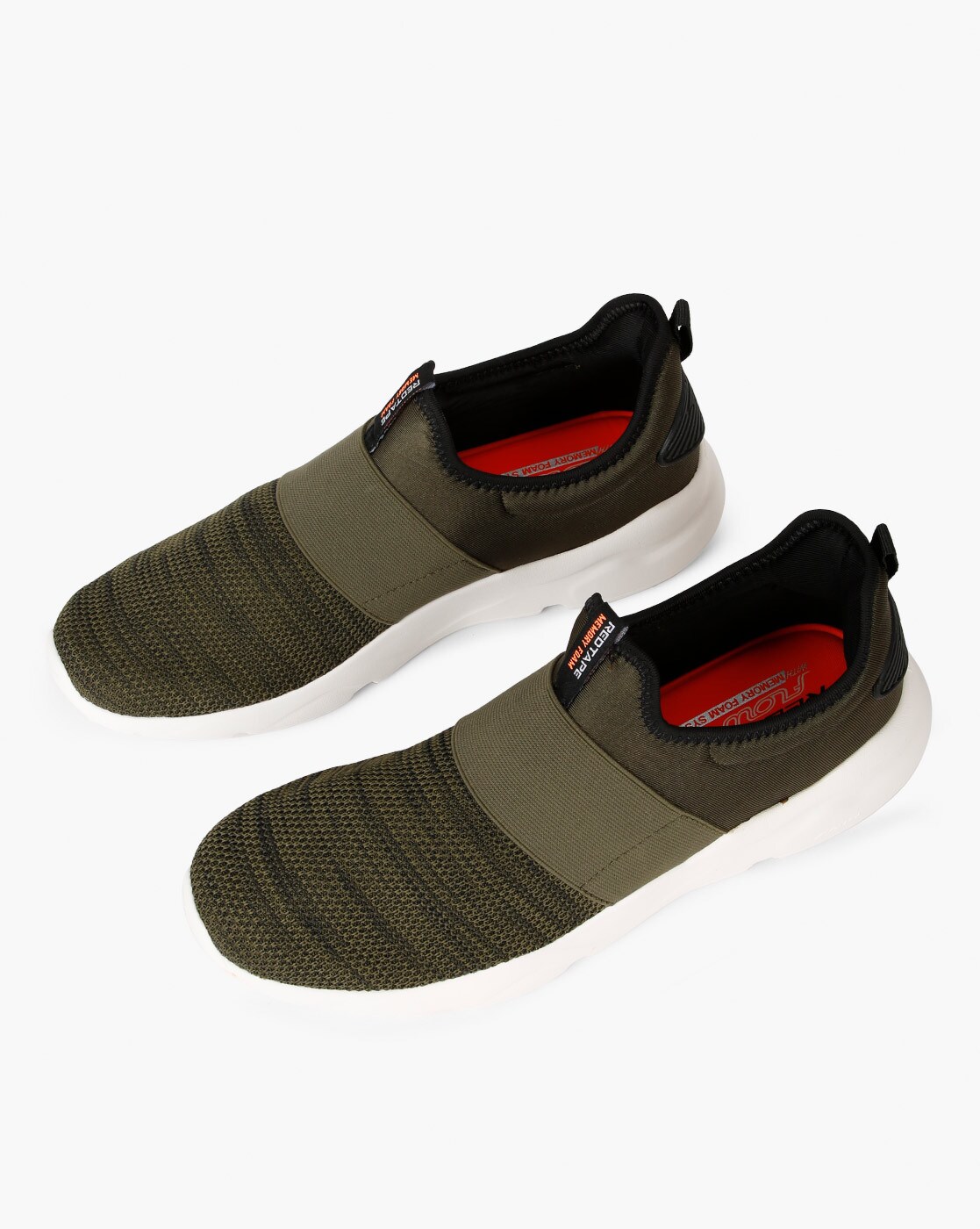 red tape olive green shoes