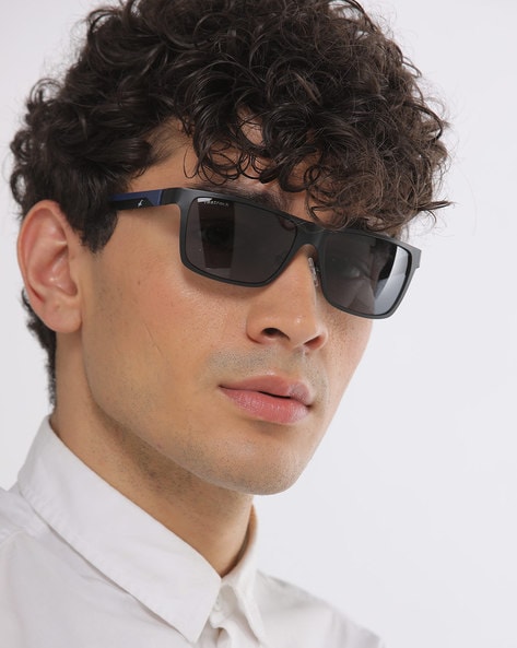 Buy Black Wayfarer Sunglasses (PC001AM16) online | Looksgud.in