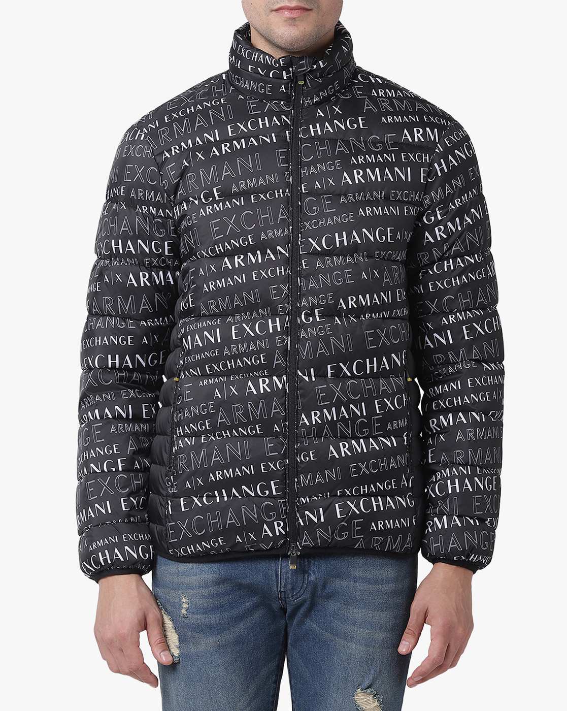 Armani all shop over print jacket