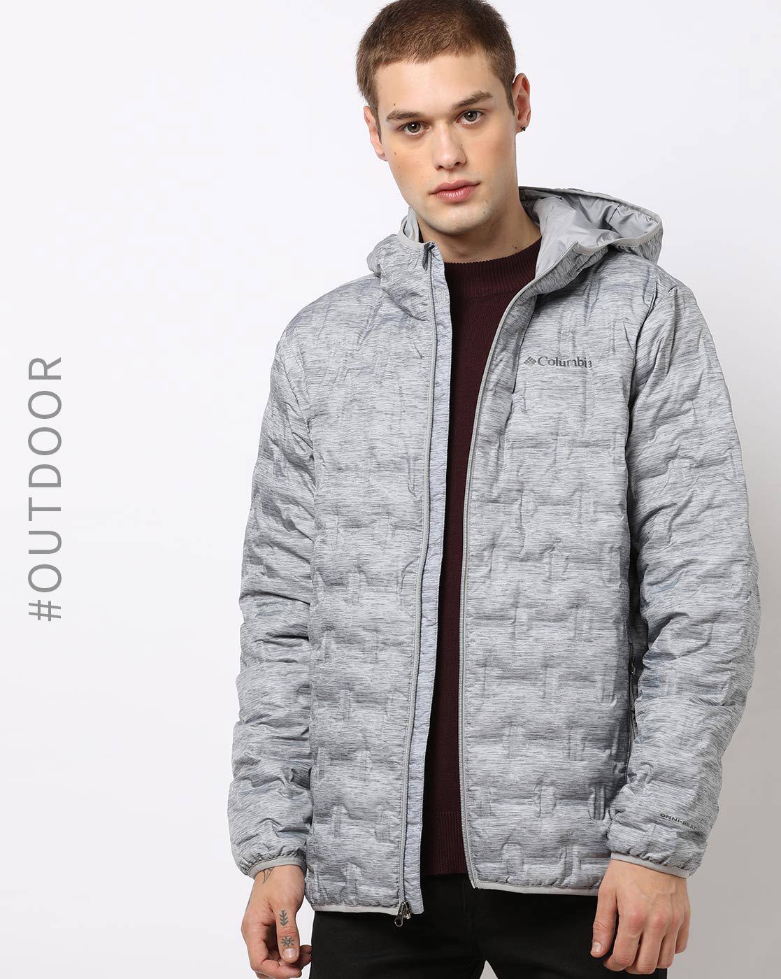 columbia down hooded jacket